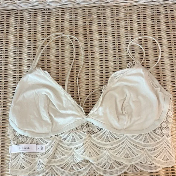 Auden Black Lace Bralette and Auden Cream Lace Bralette - Picture 10 of 12